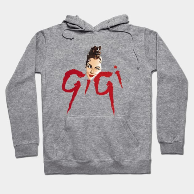 Gigi Movie Poster Hoodie by MovieFunTime